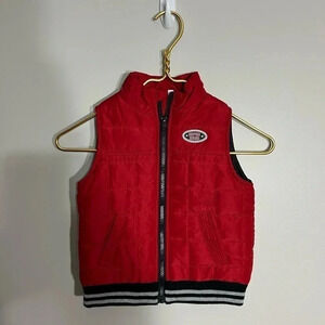 Boys‎ kids headquarters red puffer vest size 2T